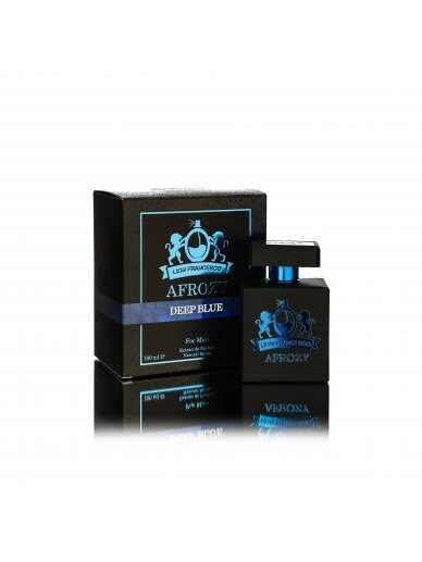 Arabskie perfumy Afrozy ciemnoniebieskie (Chanel Bleu Parfum).