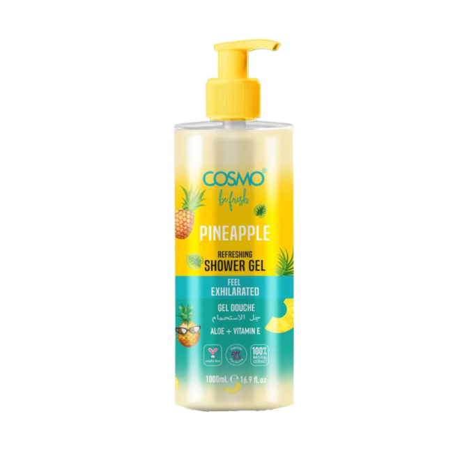 Cosmo Be Fresh Pineapple Shower Gel 1000Ml Cosmo Be Fresh Pineapple Shower Gel 1000Ml