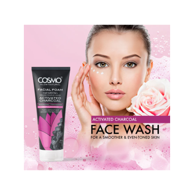 Cosmo Activated Charcoal Facial Foam 100G Cosmo Activated Charcoal Facial Foam 100G
