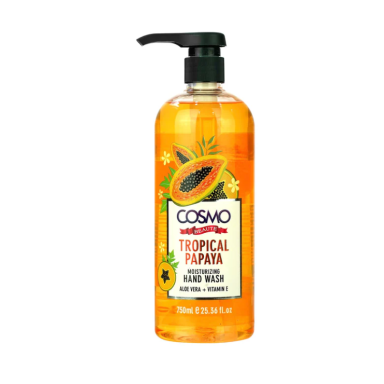 Cosmo Tropical Papaya Moisturizing Hand Wash 750Ml