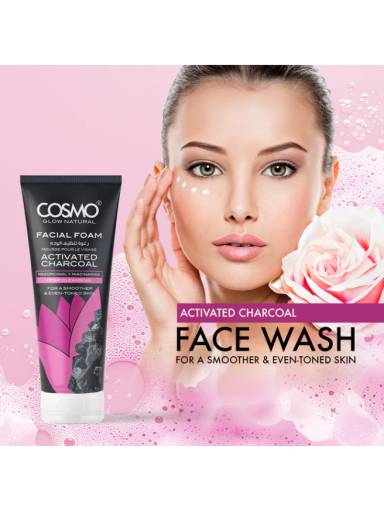 Cosmo Activated Charcoal Facial Foam 100G Cosmo Activated Charcoal Facial Foam 100G