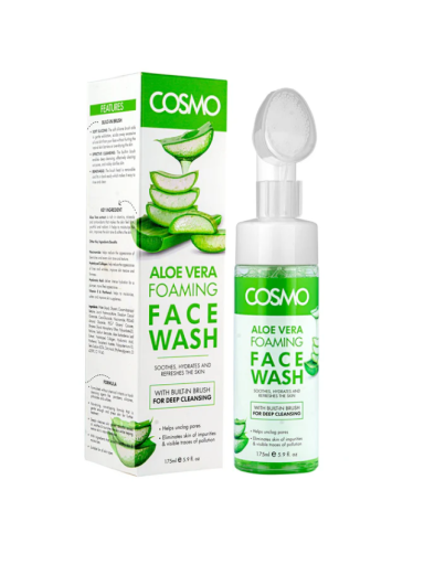Cosmo Aloe Vera Foaming Face Wash 175ml Cosmo Aloe Vera Foaming Face Wash 175ml