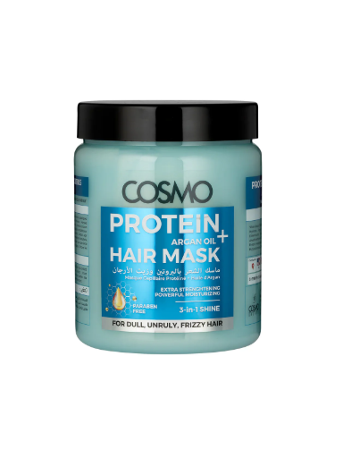 Maska do włosów z olejem arganowym i proteinami Cosmo 1000ml Maska do włosów z olejem arganowym i proteinami Cosmo 1000ml