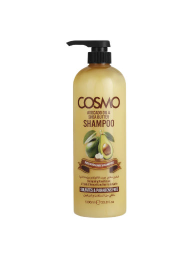 Cosmo avokado eļļas un šī sviesta šampūns 1000 ml Cosmo avokado eļļas un šī sviesta šampūns 1000 ml