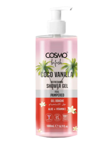 Cosmo Be Fresh Coca Vanilla Fruit Shower Gel 1000Ml Cosmo Be Fresh Coca Vanilla Fruit Shower Gel 1000Ml