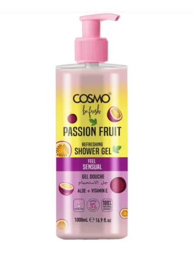 Cosmo Be Fresh Passion Fruit Shower Gel 1000Ml Cosmo Be Fresh Passion Fruit Shower Gel 1000Ml