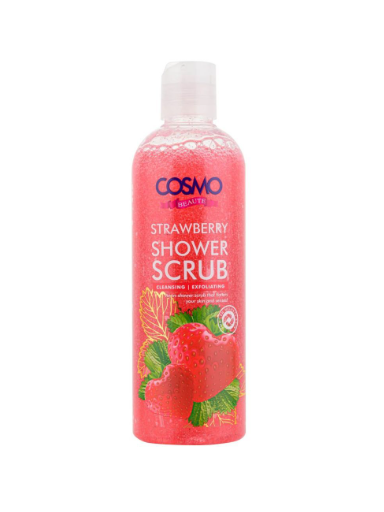 „Cosmo Beaute“ Braškių Dušo Šveitiklis 480 Ml „Cosmo Beaute“ Braškių Dušo Šveitiklis 480 Ml