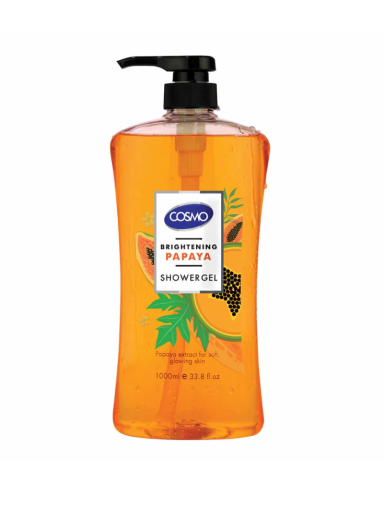 Cosmo Brightening Papaya Shower Gel 1000ml