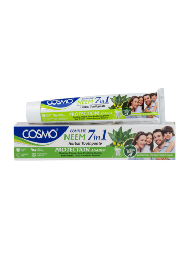 Cosmo Complete Neem 7 In 1 Herbal Toothpaste 100G Cosmo Complete Neem 7 In 1 Herbal Toothpaste 100G