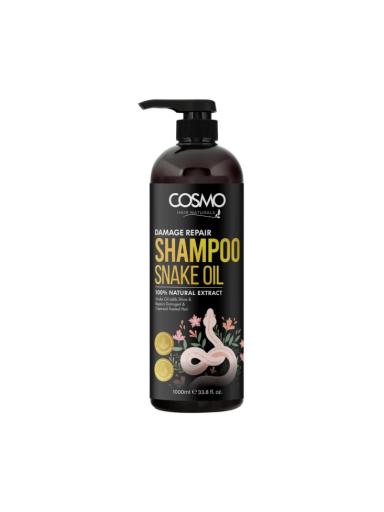Cosmo bojājumu atjaunojošs šampūns ar čūsku eļļu 1000 ml