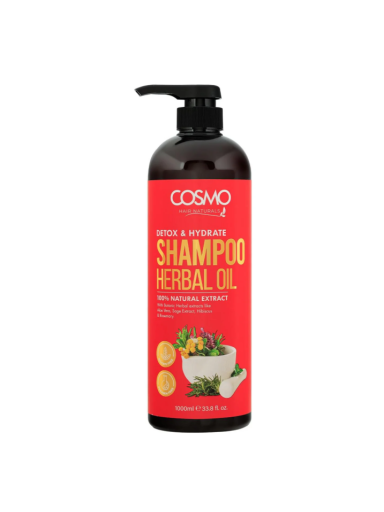 Cosmo Detox and Hydrate augu eļļas šampūns 1000 ml Cosmo Detox and Hydrate augu eļļas šampūns 1000 ml