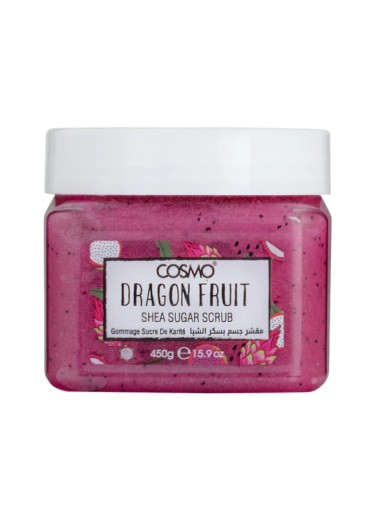 Cosmo Dragon Fruit Shea Sugar Kūno Šveitiklis 450G Cosmo Dragon Fruit Shea Sugar Kūno Šveitiklis 450G