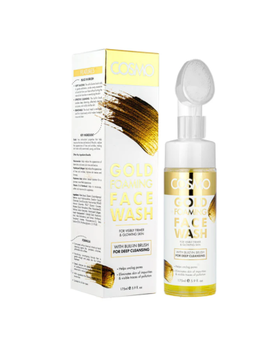 Cosmo Gold Foaming Face Wash 175ml Cosmo Gold Foaming Face Wash 175ml