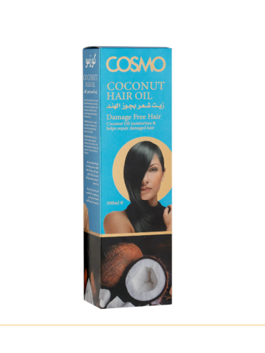 Cosmo kokosriekstu matu eļļa 300 ml Cosmo kokosriekstu matu eļļa 300 ml
