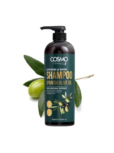 Cosmo Softness and Shine Spānijas olīveļļas šampūns 1000 ml