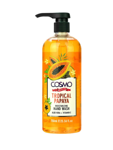 Cosmo Tropical Papaya Moisturizing Hand Wash 750ml Cosmo Tropical Papaya Moisturizing Hand Wash 750ml