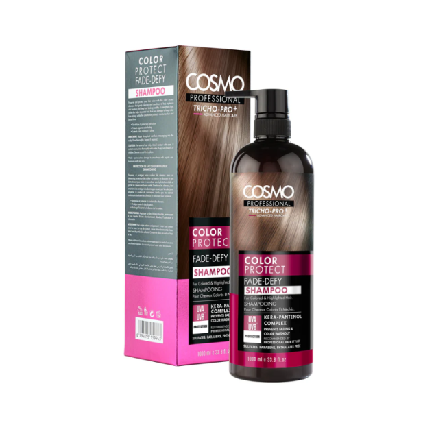 Cosmo Professional Color Protect Fade Defy Shampoo 1000Ml Cosmo Professional Color Protect Fade Defy Shampoo 1000Ml