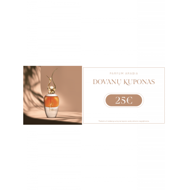 Dovanų Kuponas 25 Eur