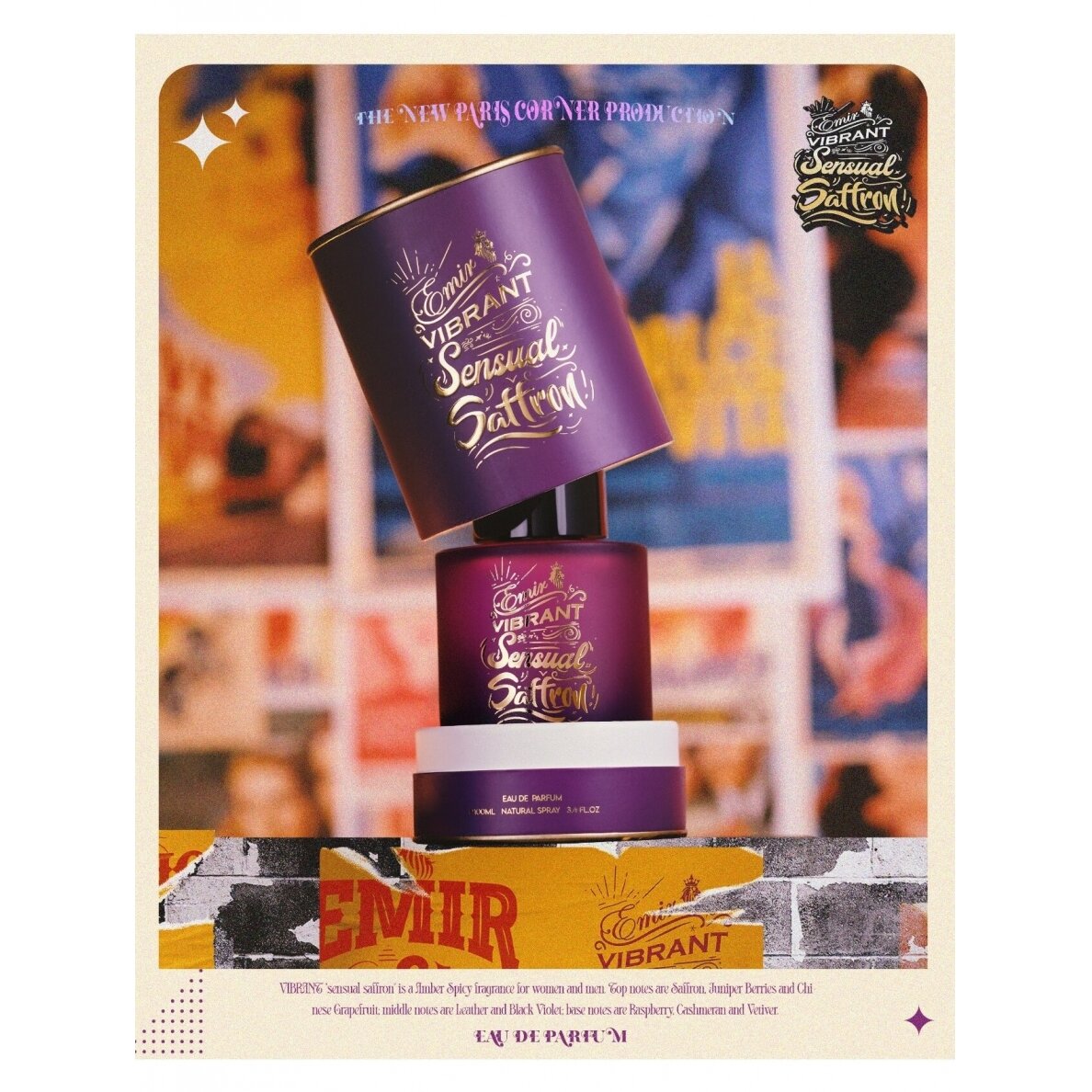 Emir Vibrant Sensual Saffron 1