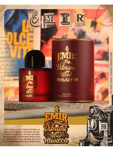 Arabskie perfumy Emir Vibrant Spicy Tobacco (Byredo Tobacco Mandarin)