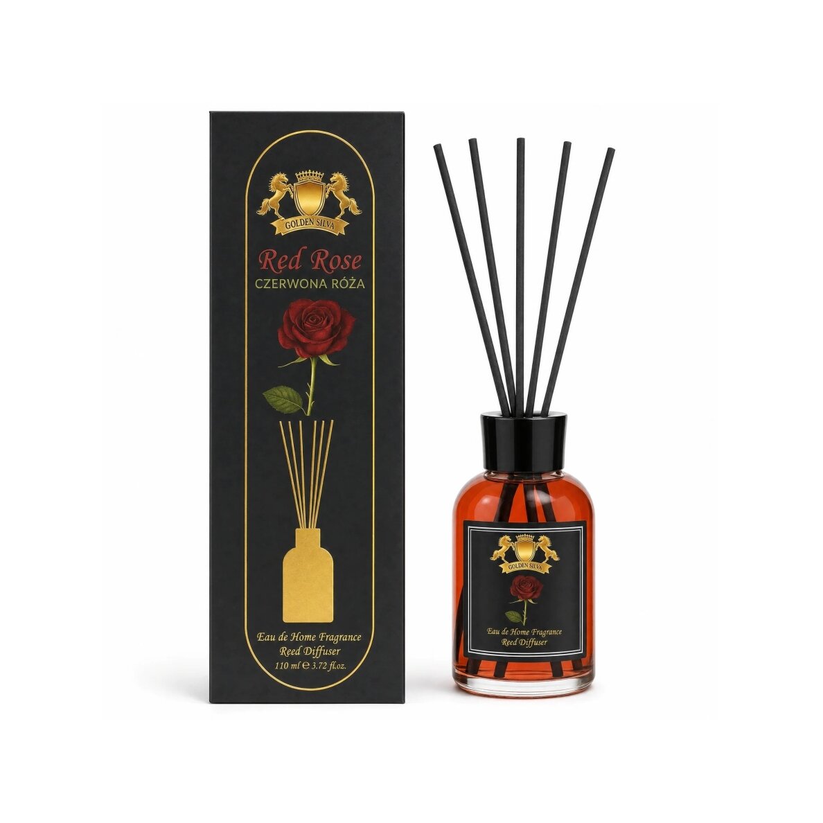 Golden Silva Red Rose