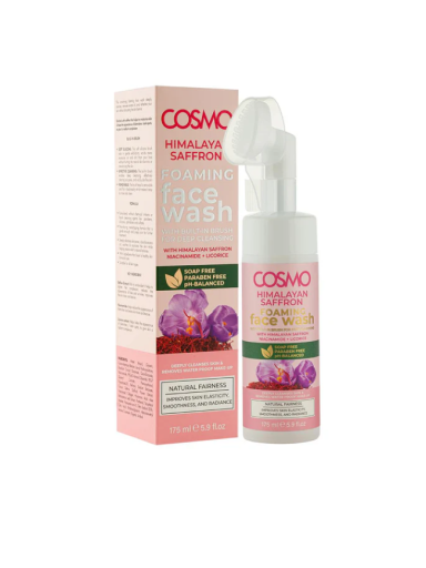 Himalayan Saffron Foaming Face Wash By Cosmo 175Ml Himalayan Saffron Foaming Face Wash By Cosmo 175Ml
