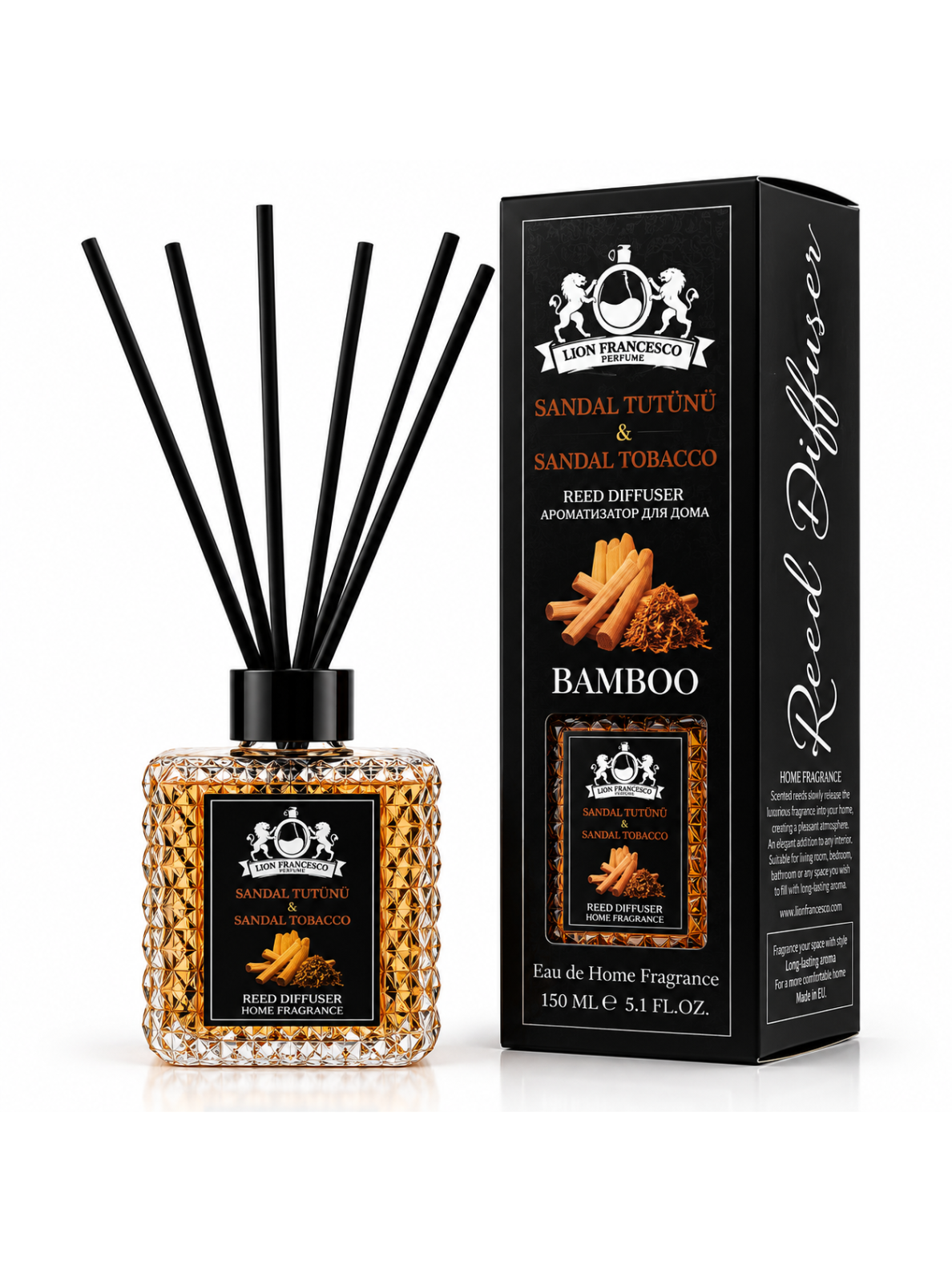 Lion Francesco Sandalwood & Tobacco namų kvapas Lion Francesco Sandalwood & Tobacco namų kvapas