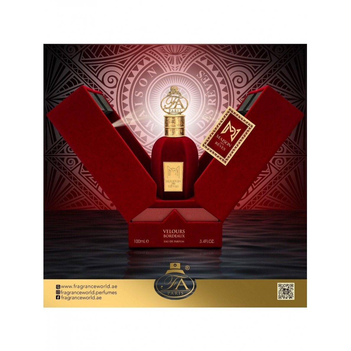 Fragrance World Velours Bordeaux Maison Des Rêves